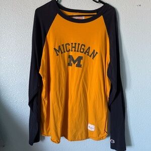 Champion Michigan Wolverines Long Sleeve Shirt